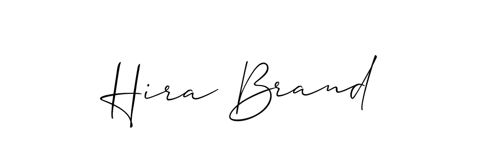 Hira Brand stylish signature style. Best Handwritten Sign (Allison_Script) for my name. Handwritten Signature Collection Ideas for my name Hira Brand. Hira Brand signature style 2 images and pictures png