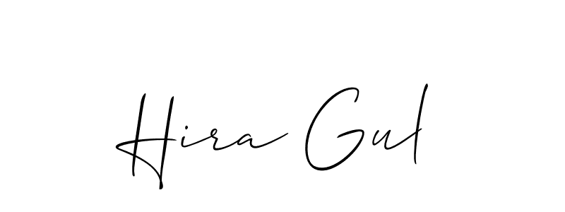 Also You can easily find your signature by using the search form. We will create Hira Gul name handwritten signature images for you free of cost using Allison_Script sign style. Hira Gul signature style 2 images and pictures png