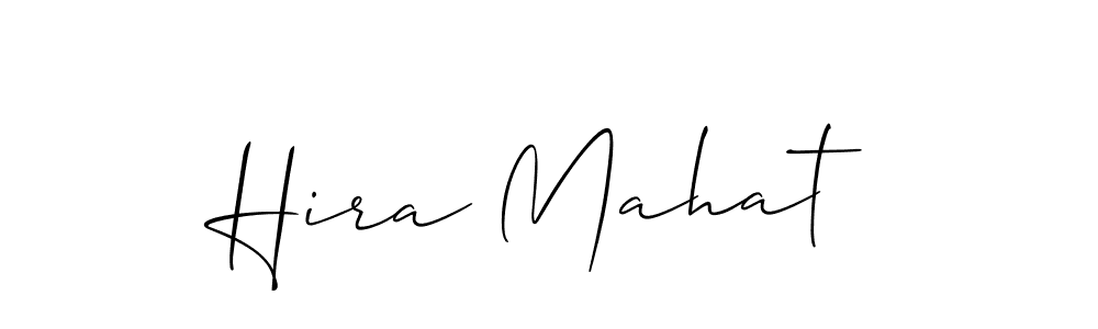 It looks lik you need a new signature style for name Hira Mahat. Design unique handwritten (Allison_Script) signature with our free signature maker in just a few clicks. Hira Mahat signature style 2 images and pictures png