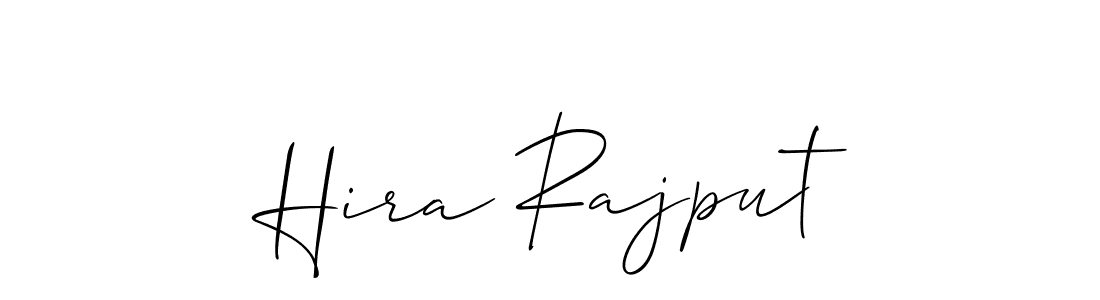 It looks lik you need a new signature style for name Hira Rajput. Design unique handwritten (Allison_Script) signature with our free signature maker in just a few clicks. Hira Rajput signature style 2 images and pictures png