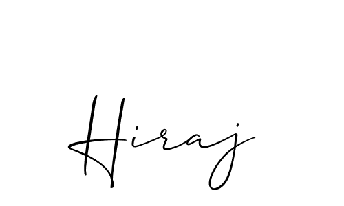 Best and Professional Signature Style for Hiraj. Allison_Script Best Signature Style Collection. Hiraj signature style 2 images and pictures png