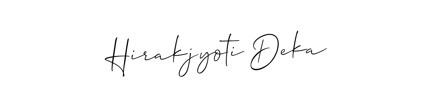 Hirakjyoti Deka stylish signature style. Best Handwritten Sign (Allison_Script) for my name. Handwritten Signature Collection Ideas for my name Hirakjyoti Deka. Hirakjyoti Deka signature style 2 images and pictures png