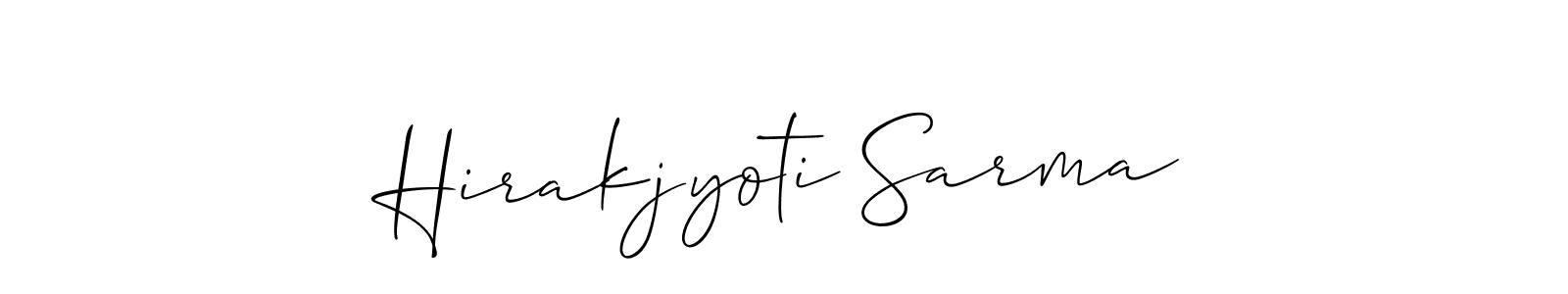 Best and Professional Signature Style for Hirakjyoti Sarma. Allison_Script Best Signature Style Collection. Hirakjyoti Sarma signature style 2 images and pictures png