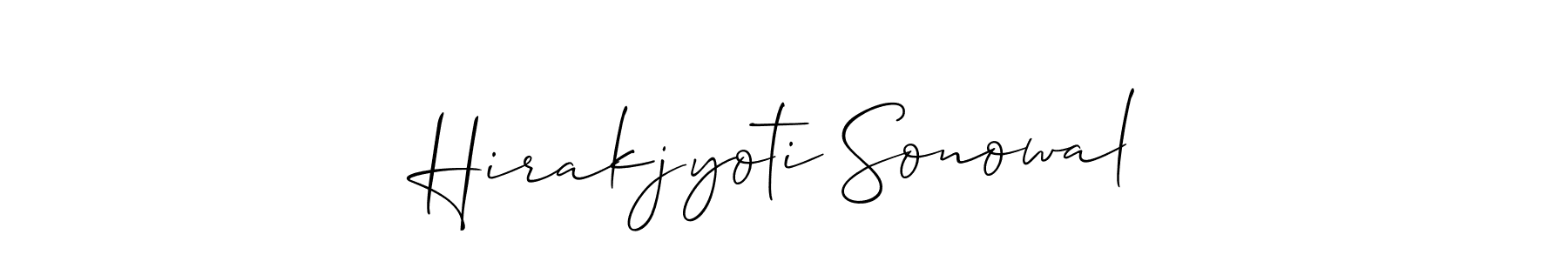 Here are the top 10 professional signature styles for the name Hirakjyoti Sonowal. These are the best autograph styles you can use for your name. Hirakjyoti Sonowal signature style 2 images and pictures png