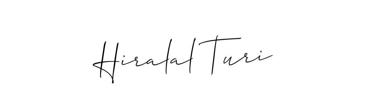 Check out images of Autograph of Hiralal Turi name. Actor Hiralal Turi Signature Style. Allison_Script is a professional sign style online. Hiralal Turi signature style 2 images and pictures png