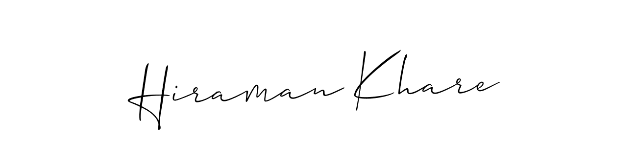 Make a beautiful signature design for name Hiraman Khare. Use this online signature maker to create a handwritten signature for free. Hiraman Khare signature style 2 images and pictures png