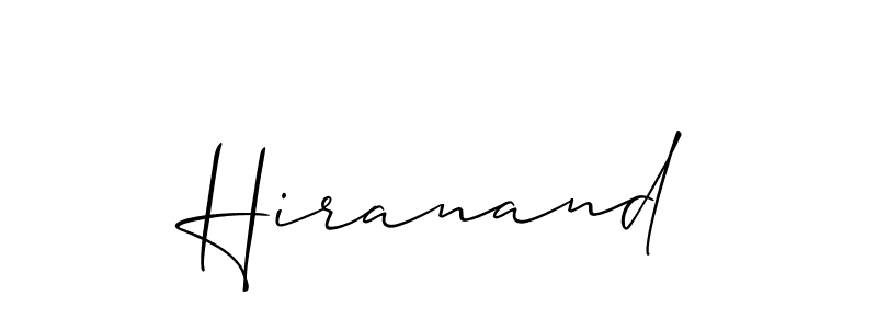 Hiranand stylish signature style. Best Handwritten Sign (Allison_Script) for my name. Handwritten Signature Collection Ideas for my name Hiranand. Hiranand signature style 2 images and pictures png