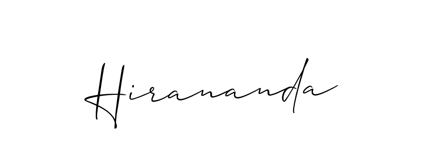 Hirananda stylish signature style. Best Handwritten Sign (Allison_Script) for my name. Handwritten Signature Collection Ideas for my name Hirananda. Hirananda signature style 2 images and pictures png