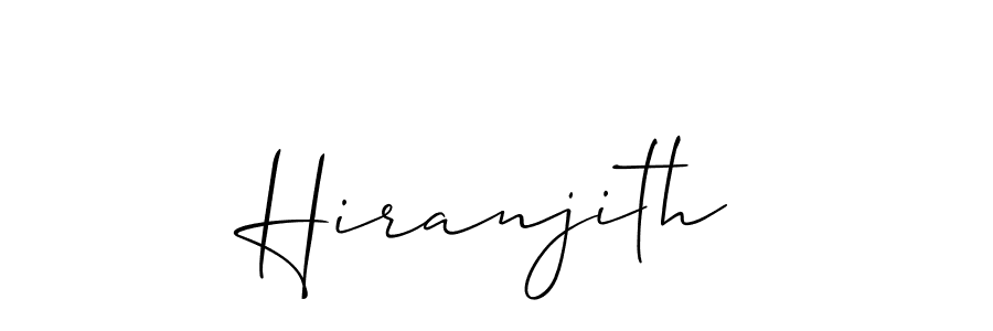 You should practise on your own different ways (Allison_Script) to write your name (Hiranjith) in signature. don't let someone else do it for you. Hiranjith signature style 2 images and pictures png