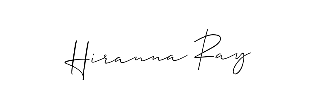 How to Draw Hiranna Ray signature style? Allison_Script is a latest design signature styles for name Hiranna Ray. Hiranna Ray signature style 2 images and pictures png