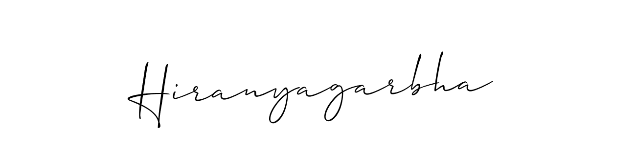 How to make Hiranyagarbha name signature. Use Allison_Script style for creating short signs online. This is the latest handwritten sign. Hiranyagarbha signature style 2 images and pictures png