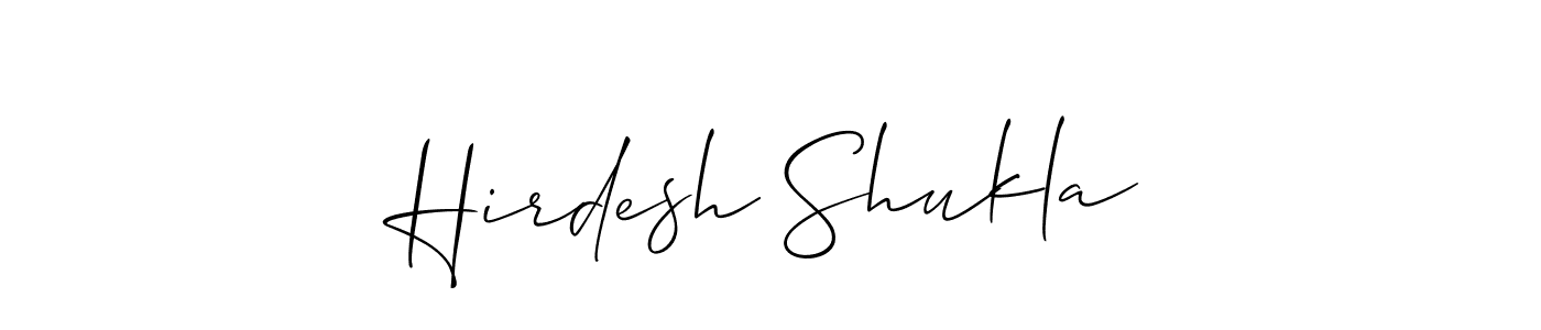 How to Draw Hirdesh Shukla signature style? Allison_Script is a latest design signature styles for name Hirdesh Shukla. Hirdesh Shukla signature style 2 images and pictures png