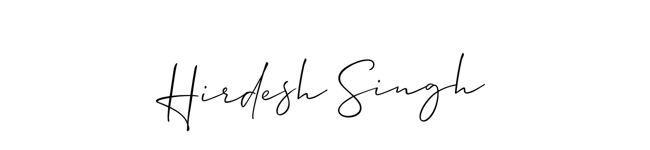 Make a short Hirdesh Singh signature style. Manage your documents anywhere anytime using Allison_Script. Create and add eSignatures, submit forms, share and send files easily. Hirdesh Singh signature style 2 images and pictures png