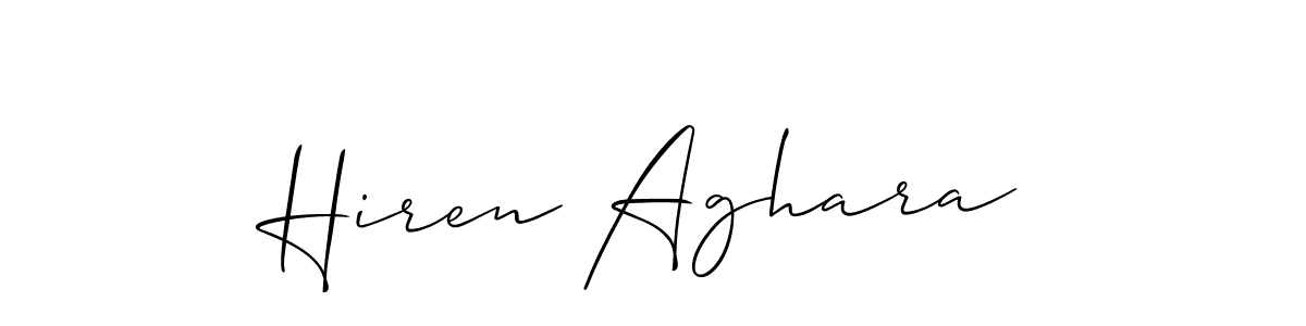 Here are the top 10 professional signature styles for the name Hiren Aghara. These are the best autograph styles you can use for your name. Hiren Aghara signature style 2 images and pictures png