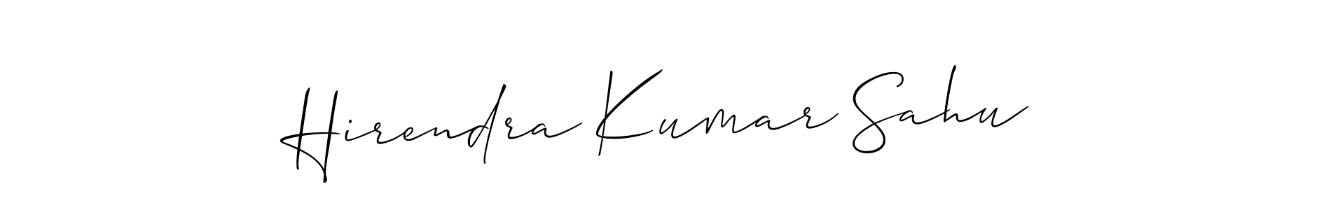 Hirendra Kumar Sahu stylish signature style. Best Handwritten Sign (Allison_Script) for my name. Handwritten Signature Collection Ideas for my name Hirendra Kumar Sahu. Hirendra Kumar Sahu signature style 2 images and pictures png