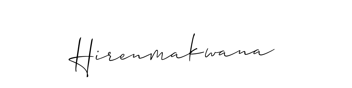 This is the best signature style for the Hirenmakwana name. Also you like these signature font (Allison_Script). Mix name signature. Hirenmakwana signature style 2 images and pictures png