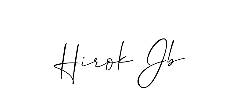 You can use this online signature creator to create a handwritten signature for the name Hirok Jb. This is the best online autograph maker. Hirok Jb signature style 2 images and pictures png