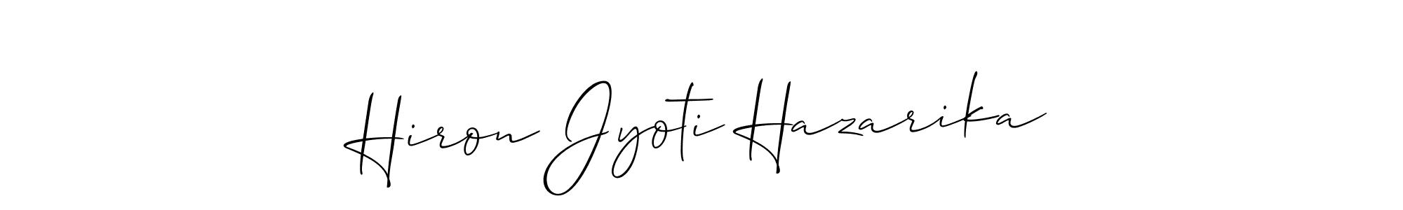 Best and Professional Signature Style for Hiron Jyoti Hazarika. Allison_Script Best Signature Style Collection. Hiron Jyoti Hazarika signature style 2 images and pictures png
