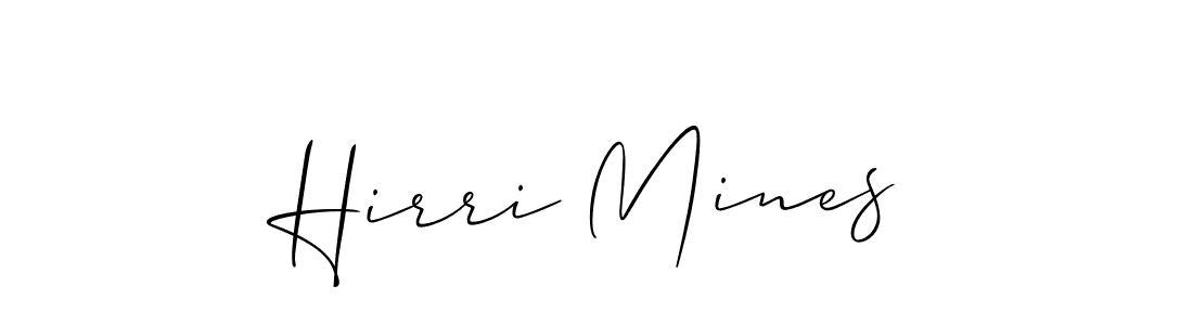 Once you've used our free online signature maker to create your best signature Allison_Script style, it's time to enjoy all of the benefits that Hirri Mines name signing documents. Hirri Mines signature style 2 images and pictures png