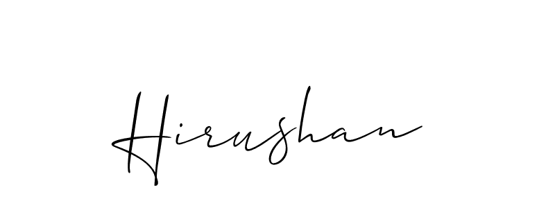 You can use this online signature creator to create a handwritten signature for the name Hirushan. This is the best online autograph maker. Hirushan signature style 2 images and pictures png