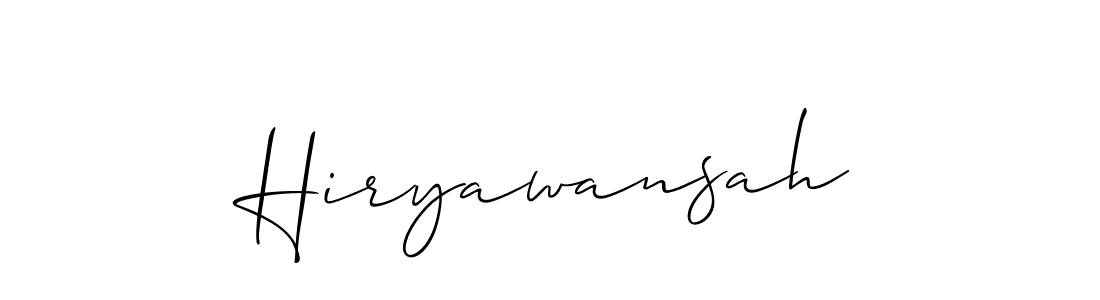 You can use this online signature creator to create a handwritten signature for the name Hiryawansah. This is the best online autograph maker. Hiryawansah signature style 2 images and pictures png