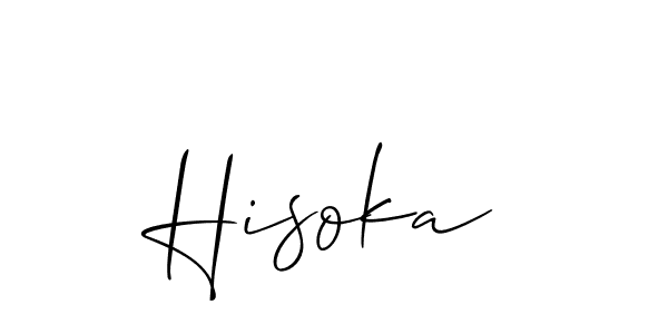 Best and Professional Signature Style for Hisoka. Allison_Script Best Signature Style Collection. Hisoka signature style 2 images and pictures png