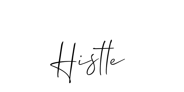 Similarly Allison_Script is the best handwritten signature design. Signature creator online .You can use it as an online autograph creator for name Histle. Histle signature style 2 images and pictures png