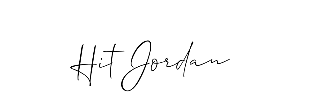 Best and Professional Signature Style for Hit Jordan. Allison_Script Best Signature Style Collection. Hit Jordan signature style 2 images and pictures png