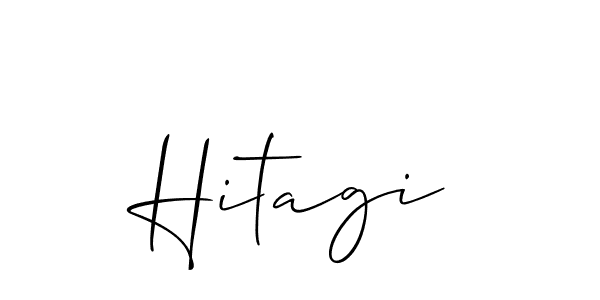 You should practise on your own different ways (Allison_Script) to write your name (Hitagi) in signature. don't let someone else do it for you. Hitagi signature style 2 images and pictures png
