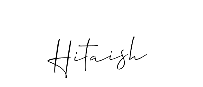 This is the best signature style for the Hitaish name. Also you like these signature font (Allison_Script). Mix name signature. Hitaish signature style 2 images and pictures png