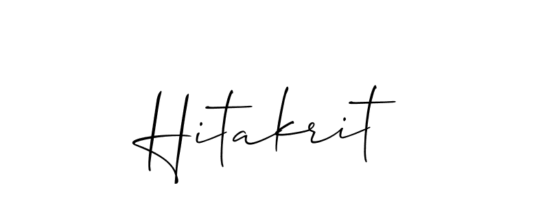 You can use this online signature creator to create a handwritten signature for the name Hitakrit. This is the best online autograph maker. Hitakrit signature style 2 images and pictures png
