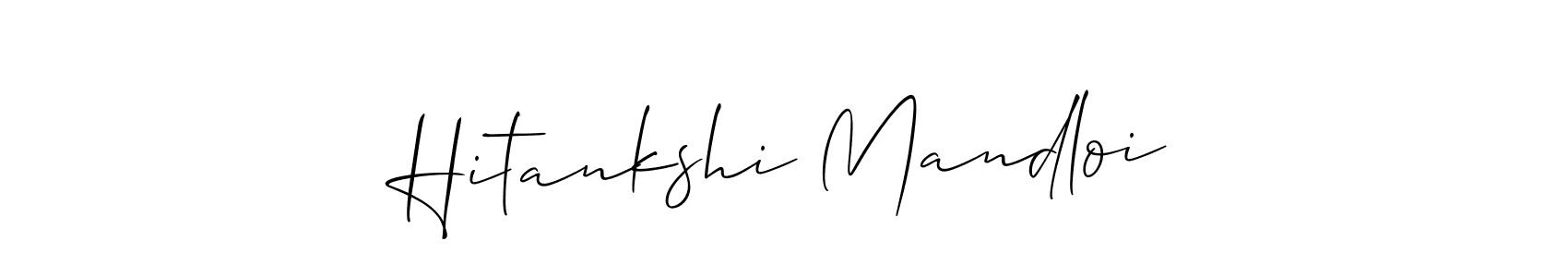 Best and Professional Signature Style for Hitankshi Mandloi. Allison_Script Best Signature Style Collection. Hitankshi Mandloi signature style 2 images and pictures png