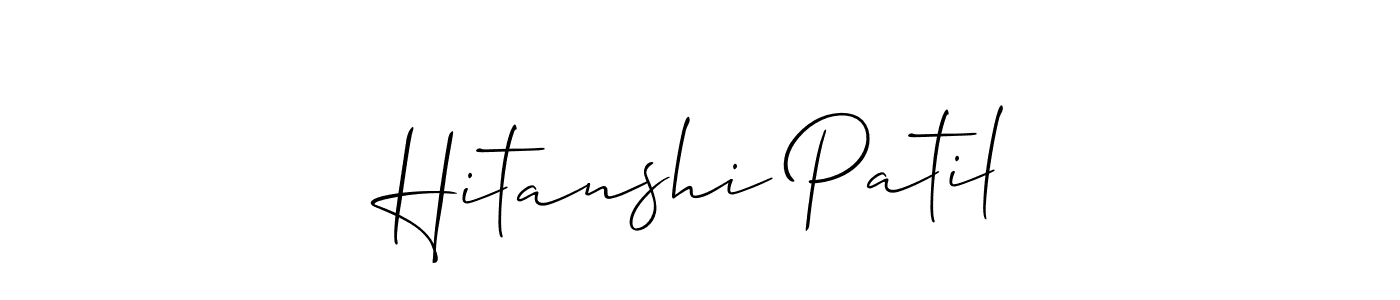 Best and Professional Signature Style for Hitanshi Patil. Allison_Script Best Signature Style Collection. Hitanshi Patil signature style 2 images and pictures png