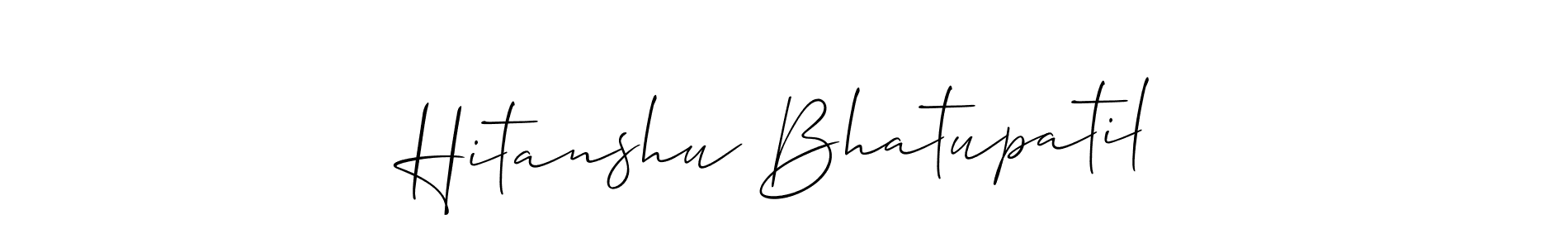 Here are the top 10 professional signature styles for the name Hitanshu Bhatupatil. These are the best autograph styles you can use for your name. Hitanshu Bhatupatil signature style 2 images and pictures png