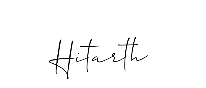 The best way (Allison_Script) to make a short signature is to pick only two or three words in your name. The name Hitarth include a total of six letters. For converting this name. Hitarth signature style 2 images and pictures png