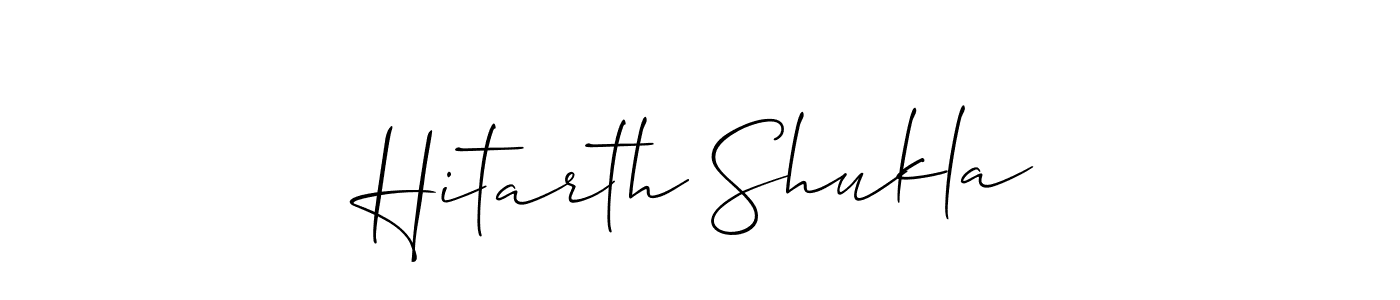 How to Draw Hitarth Shukla signature style? Allison_Script is a latest design signature styles for name Hitarth Shukla. Hitarth Shukla signature style 2 images and pictures png