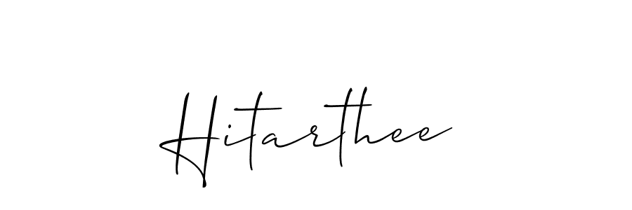 This is the best signature style for the Hitarthee name. Also you like these signature font (Allison_Script). Mix name signature. Hitarthee signature style 2 images and pictures png