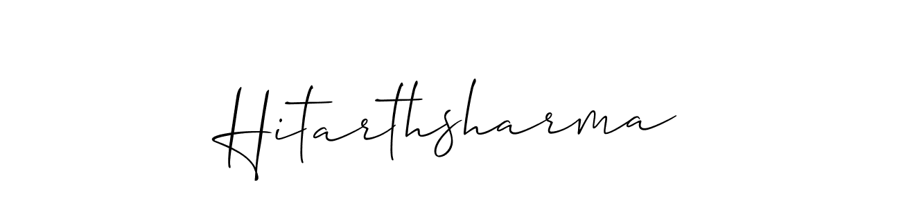 Once you've used our free online signature maker to create your best signature Allison_Script style, it's time to enjoy all of the benefits that Hitarthsharma name signing documents. Hitarthsharma signature style 2 images and pictures png