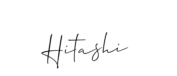 How to make Hitashi signature? Allison_Script is a professional autograph style. Create handwritten signature for Hitashi name. Hitashi signature style 2 images and pictures png