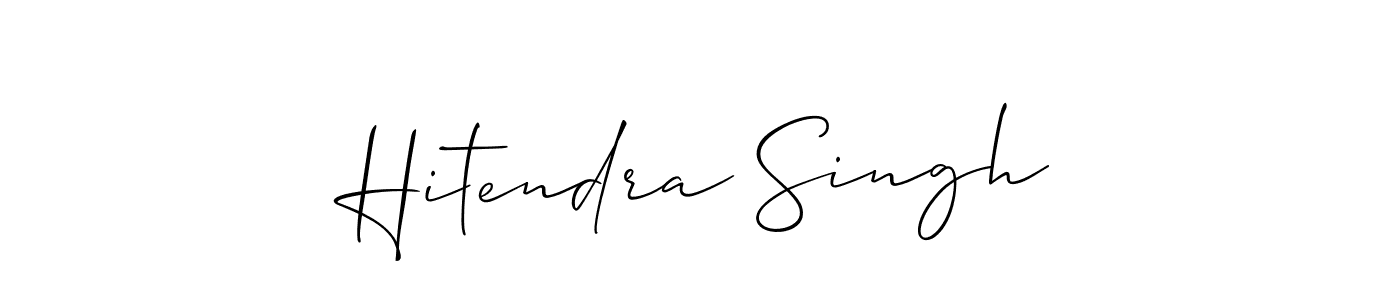 Once you've used our free online signature maker to create your best signature Allison_Script style, it's time to enjoy all of the benefits that Hitendra Singh name signing documents. Hitendra Singh signature style 2 images and pictures png