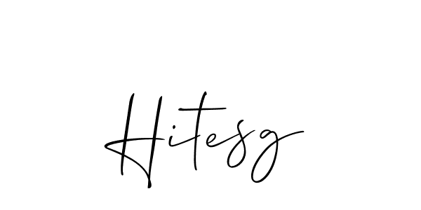 Once you've used our free online signature maker to create your best signature Allison_Script style, it's time to enjoy all of the benefits that Hitesg name signing documents. Hitesg signature style 2 images and pictures png