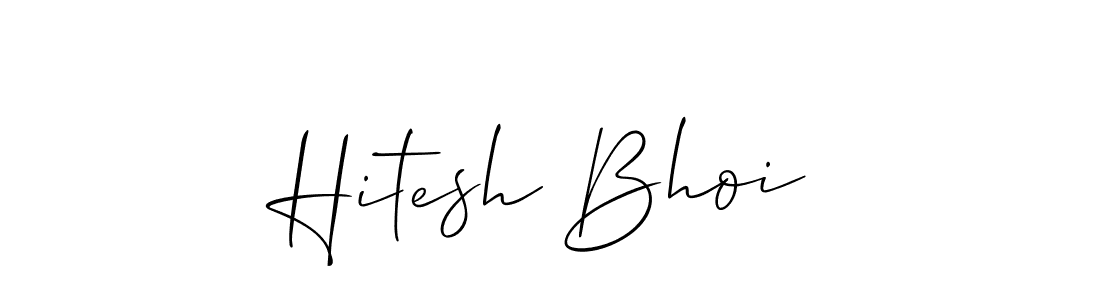 How to Draw Hitesh Bhoi signature style? Allison_Script is a latest design signature styles for name Hitesh Bhoi. Hitesh Bhoi signature style 2 images and pictures png