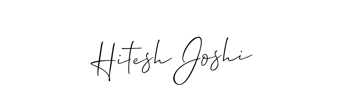 if you are searching for the best signature style for your name Hitesh Joshi. so please give up your signature search. here we have designed multiple signature styles  using Allison_Script. Hitesh Joshi signature style 2 images and pictures png