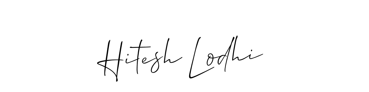 Best and Professional Signature Style for Hitesh Lodhi. Allison_Script Best Signature Style Collection. Hitesh Lodhi signature style 2 images and pictures png