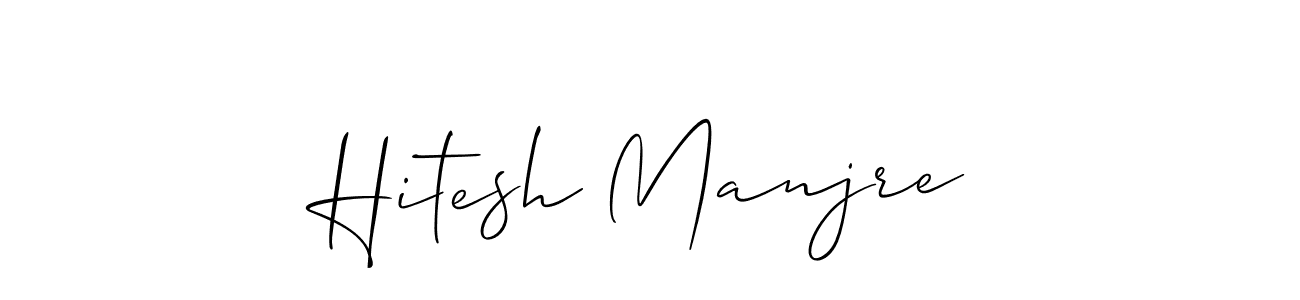 Here are the top 10 professional signature styles for the name Hitesh Manjre. These are the best autograph styles you can use for your name. Hitesh Manjre signature style 2 images and pictures png