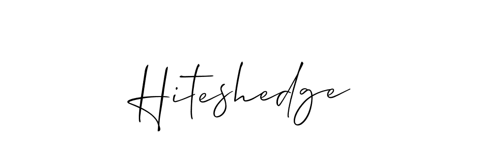 Hiteshedge stylish signature style. Best Handwritten Sign (Allison_Script) for my name. Handwritten Signature Collection Ideas for my name Hiteshedge. Hiteshedge signature style 2 images and pictures png