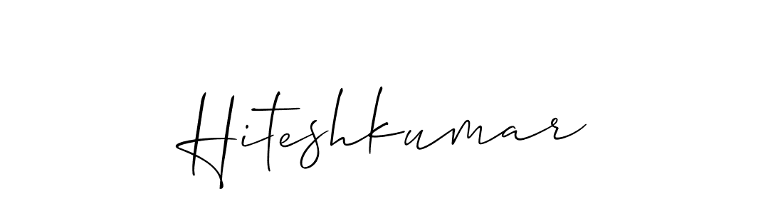How to Draw Hiteshkumar signature style? Allison_Script is a latest design signature styles for name Hiteshkumar. Hiteshkumar signature style 2 images and pictures png