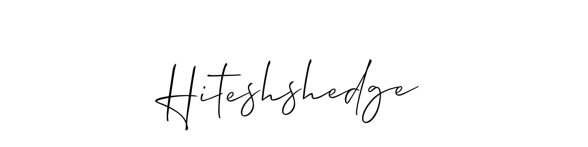 Once you've used our free online signature maker to create your best signature Allison_Script style, it's time to enjoy all of the benefits that Hiteshshedge name signing documents. Hiteshshedge signature style 2 images and pictures png