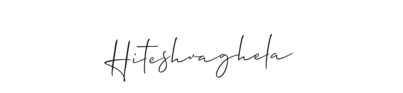 Best and Professional Signature Style for Hiteshvaghela. Allison_Script Best Signature Style Collection. Hiteshvaghela signature style 2 images and pictures png