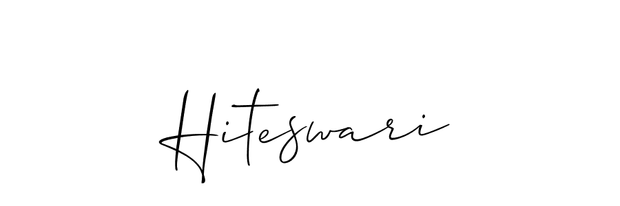 It looks lik you need a new signature style for name Hiteswari. Design unique handwritten (Allison_Script) signature with our free signature maker in just a few clicks. Hiteswari signature style 2 images and pictures png
